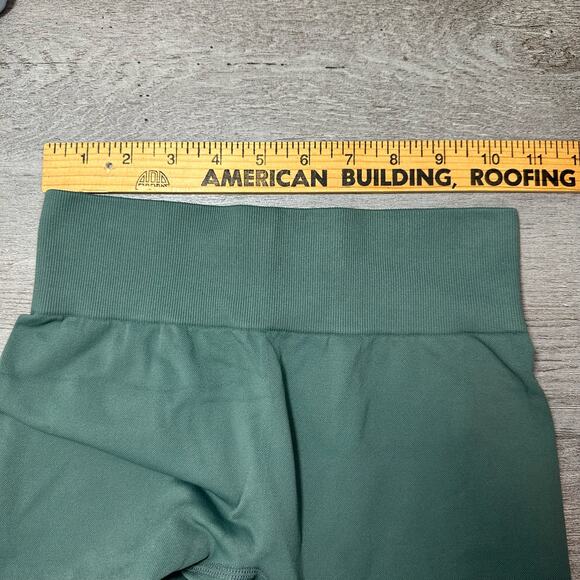 Lorna Jane Seamless Leggings with Side Lace Style Detail XS - Picture 9 of 10